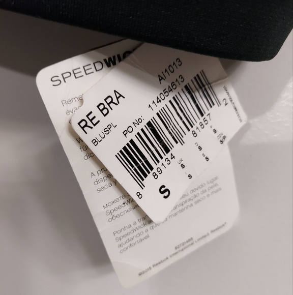 NWT Reebok Women's Tie-Dye Sports Bra - Medium Support - Picture 3 of 9